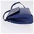 Céline CELINE Circle Schultertasche aus Leder Blau Goldfarben Auth BA14777 - Ansicht 5