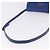 Céline CELINE Circle Schultertasche aus Leder Blau Goldfarben Auth BA14777 - Ansicht 7