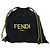 Pequin Borsa a Tracolla FENDI Pecan Canvas Pak Peking Nylon Argento Nero Auth 196280M - vista 13