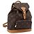 Zaino LOUIS VUITTON Monogram Montsouris PM M51137 LV Auth 198492A Monogramma