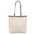 Céline CELINE Macadam Tote Bag PVC Leder Weiß Beige Auth 198626 - Ansicht 2