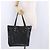 Borsa Tote GUCCI GG Implementation PVC Nero Argento 229848 Auth ka5714A - vista 22