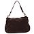 Bolsa de Ombro Miu Miu em Camurça Marrom Tom Dourado Auth am12303V - vista 2