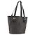Céline Borsa Tote CELINE Macadam PVC Pelle Nero Tono Oro Auth BA14899