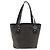 Céline Borsa Tote CELINE Macadam PVC Pelle Nero Tono Oro Auth BA14899 - vista 2
