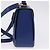 Céline Borsa a mano CELINE Circle in pelle 2way Blu Tono Oro Auth BA14889A - vista 4