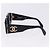 Occhiali da sole CHANEL COCO Mark Matelasse Plastica Nero Oro CC Auth 198824 D'oro - vista 8