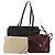 Borsa a tracolla GIVENCHY in pelle Set di 3 Beige Nero Rosso Auth bs36160
