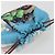 LOEWE Studio Ghibli Howl's Moving Castle Pouch Nylon Blue Auth 167496M - vista 6