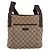 Borsa a tracolla GUCCI GG Canvas Beige Silver 122793 Auth 197038 Argento - vista 2
