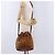 Borsa a Tracolla Burberrys Pelle Camoscio Marrone Oro Auth 196612A D'oro - vista 19