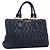 Borsa a mano Miu Miu Matelassé in pelle 2way Navy tono oro Auth 198679 Blu navy
