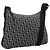 Borsa a tracolla Christian Dior Trotter Canvas Navy Silver Auth 198263 Argento Blu navy