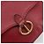 Borsa a tracolla Christian Dior in pelle rossa e oro Auth 196385 Rosso D'oro - vista 15
