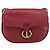 Borsa a tracolla Christian Dior in pelle rossa e oro Auth 196385 Rosso D'oro - vista 2