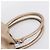 Borsa GUCCI in pelle 2way Gold 223974 Auth ka5809 D'oro - vista 8