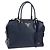 Borsa PRADA Vitterodino in pelle 2way Navy tono oro Auth BA14804V Blu navy