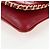 Borsa CHANEL Mini Matelasse 20 con catena in pelle d'agnello 2 vie rossa e oro CC Auth 196377M Rosso D'oro - vista 14