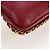 Borsa CHANEL Mini Matelasse 20 con catena in pelle d'agnello 2 vie rossa e oro CC Auth 196377M Rosso D'oro - vista 15