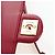 Borsa CHANEL Mini Matelasse 20 con catena in pelle d'agnello 2 vie rossa e oro CC Auth 196377M Rosso D'oro - vista 20