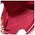 Borsa CHANEL Mini Matelasse 20 con catena in pelle d'agnello 2 vie rossa e oro CC Auth 196377M Rosso D'oro - vista 22