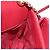 Borsa CHANEL Mini Matelasse 20 con catena in pelle d'agnello 2 vie rossa e oro CC Auth 196377M Rosso D'oro - vista 23
