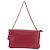 Borsa CHANEL Mini Matelasse 20 con catena in pelle d'agnello 2 vie rossa e oro CC Auth 196377M Rosso D'oro - vista 3
