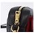 Borsa a tracolla PRADA Ribbon in pelle nera e oro Auth 196349A Nero D'oro - vista 10