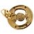 Orecchini perle CHANEL metallo Gold Tone CC Auth 198846 - vista 11