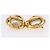 Orecchini perle CHANEL metallo Gold Tone CC Auth 198846 - vista 13