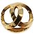 Orecchini perle CHANEL metallo Gold Tone CC Auth 198846 - vista 4