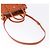 Saffiano Borsa a Mano PRADA Pelle Safiano 2way Orange Gold Auth BA15151 D'oro Arancione - vista 9