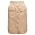 Jupe en coton boutonnée Yves Saint Laurent Tan Taille FR 34 Camel  - vue 1