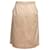 Jupe en coton boutonnée Yves Saint Laurent Tan Taille FR 34 Camel  - vue 3
