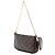 Borsa Louis Vuitton Monogram Multi Pochette Accessoires Marrone - vista 2