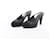 Chanel Coco Mark Leder x Glitter Pumps in Schwarz G37586, Größe EU 37 C  - Ansicht 2