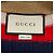 Gucci gestreifter Strick-Cardigan in Rot / Weiß / Blau mit GG-Logo Perlmuttknöpfen Mehrfarben - Ansicht 4
