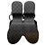 Sandali platform Chanel 2025 in mesh nero con logo CC - vista 7