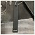 Vaqueros de denim Amiri Black Washed Grey Black con ribete de cuero negro - vista 6