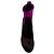 Acne Studios Botines sock booties de pelo de becerro marrón / fucsia Castaño - vista 4
