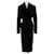 Manteau en laine noir vintage Yves Saint Laurent avec col en vison amovible  - vue 1