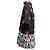 Prada bedrucktes Button-Up Kleid Schwarz & Multicolor Größe IT 42 - Ansicht 3