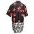 Prada bedrucktes Button-Up Kleid Schwarz & Multicolor Größe IT 42 - Ansicht 4