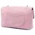 Borsa a tracolla Chanel Medium Classic Jersey Single Flap Rosa - vista 2