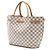 Bucket Borsa a secchiello Louis Vuitton Damier Azur Girolata Bianca Bianco - vista 2