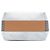 Bolso Hobo Chanel Large de piel de becerro acolchada blanca con botón Blanco - vista 3
