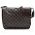 Borsa a tracolla Louis Vuitton Monogram Beaubourg Messenger MM Marrone