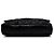 Borsa a spalla Chanel Single Flap in raso trapuntato CC Extra Large Nera Nero - vista 2