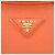 Sac à épaule Prada Saffiano Lux Orange - vue 5