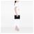 Clutch Chanel Boy O Case Large in pelle caviar matelassé blu  - vista 7